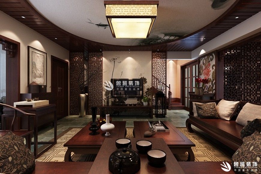 宮園壹號,新中式風格,客廳