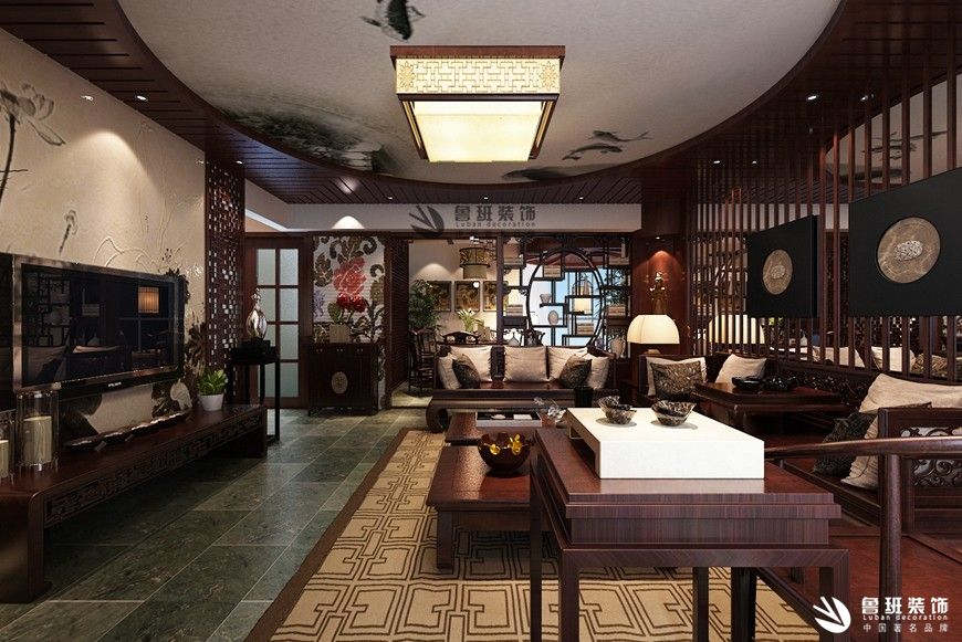 宮園壹號,新中式風格,客廳
