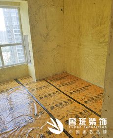 中海碧林灣三居室歐式風(fēng)格正在施工