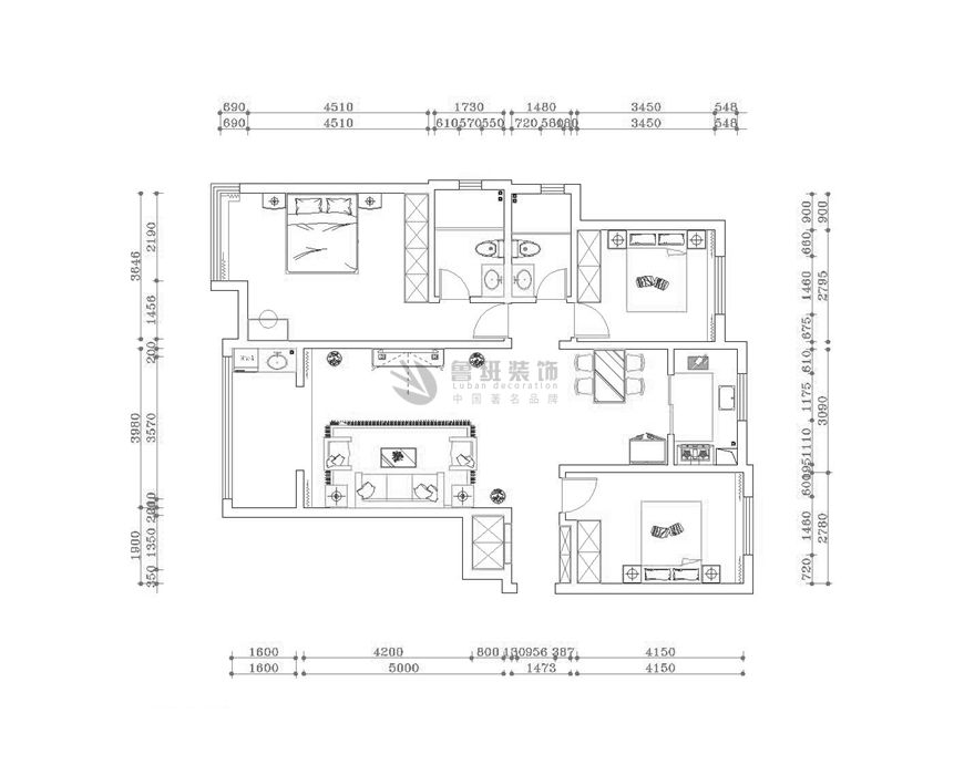 長安家園,現代輕奢,戶型圖
