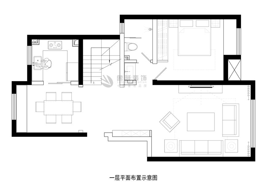 綠地城,現代簡約風格,戶型圖