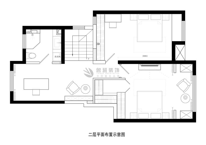 綠地城,現代簡約風格,戶型圖